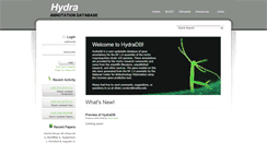 Desktop Screenshot of hydradb.org
